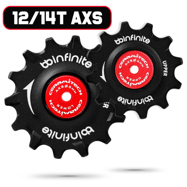 Sram AXS 12spd Road and 12spd XPLR Ceramitech Pulley Set (set of 2)