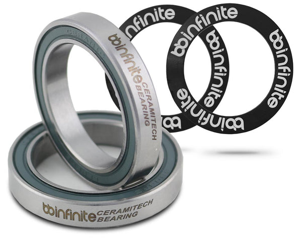CERAMITECH HYBRID CERAMIC BOTTOM BRACKET BEARINGS (SOLD IN PAIRS ONLY)